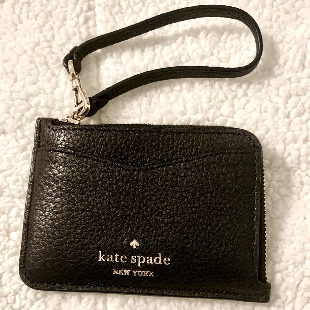 Kate Spade Black Leila Wristlet